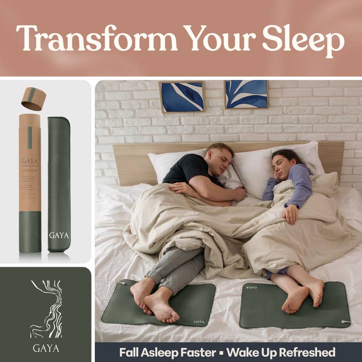 GAYA - Wholesale Yoga Mat - Grounding Mat - Improve Sleep & Reduce inflammation, Green7