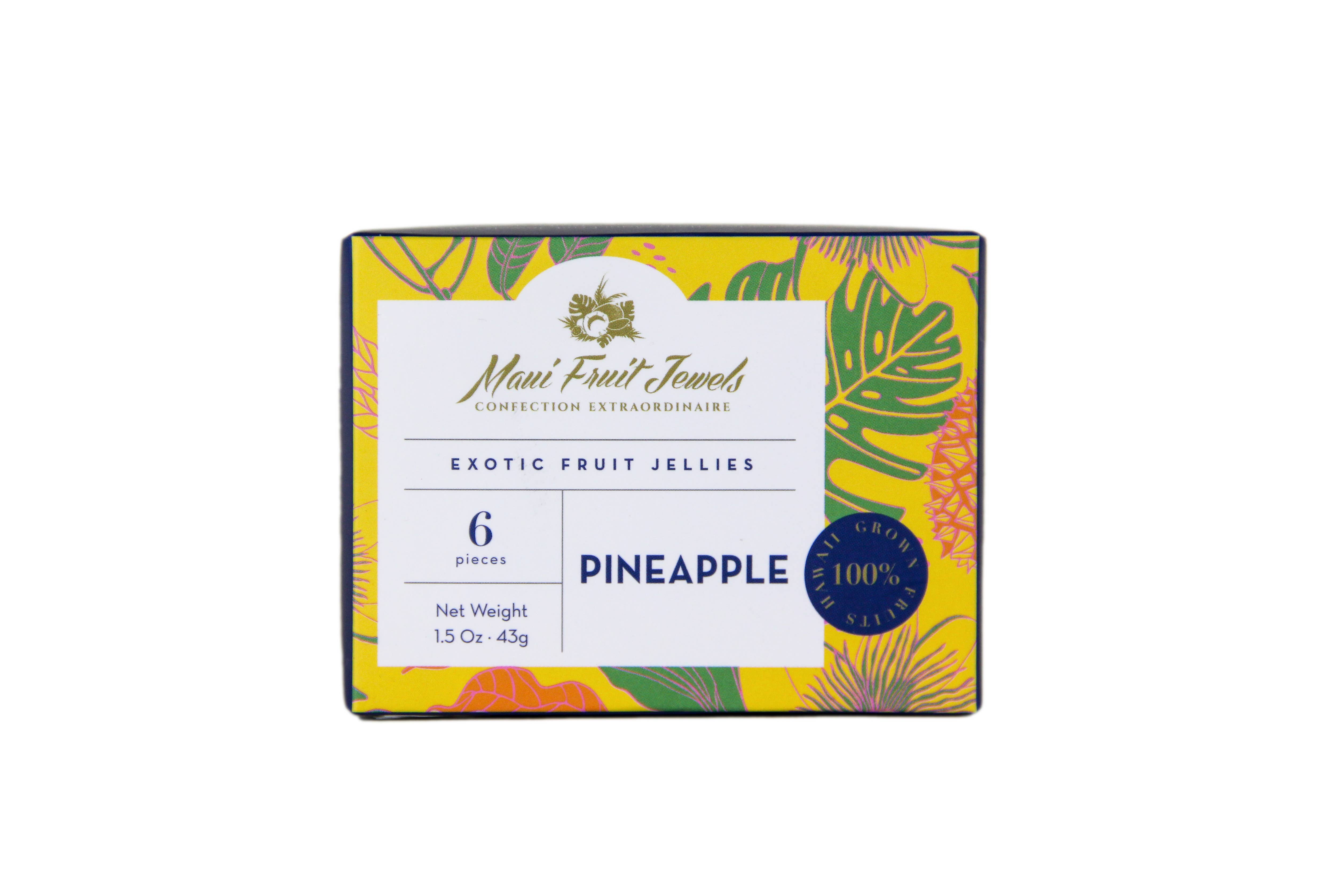 Maui Fruit Jewels - Wholesale Gummy - Pineapple Fruit Jellies1