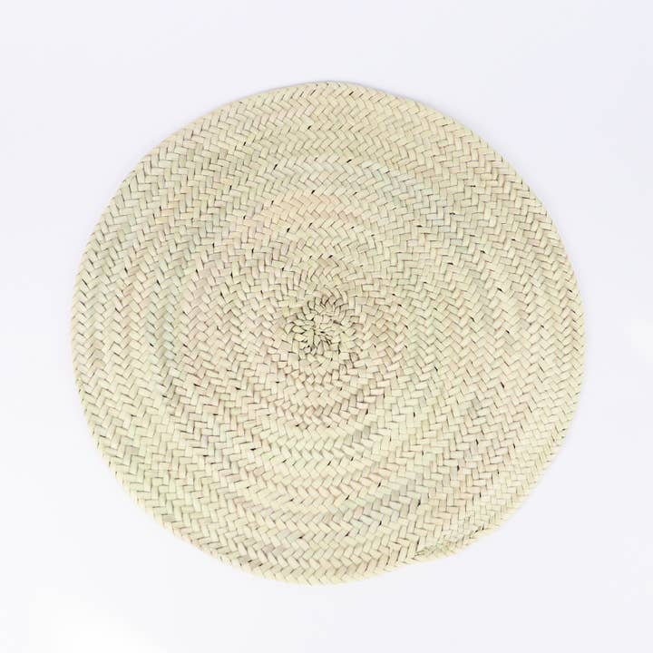 SOCCO Designs - Wholesale Placemat - Straw Round Placemat