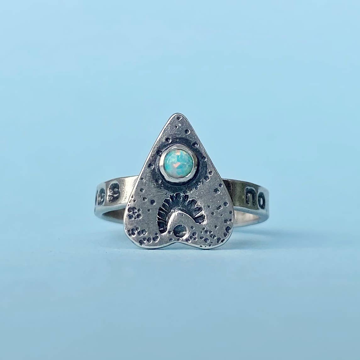 Blue and Blue - Wholesale Cocktail/Statement Ring - Ouija Ring - Opal2