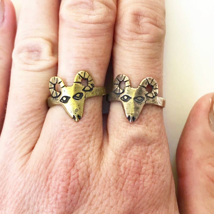 Freedumb Founded - Wholesale Signet Ring - Itty Ram Ring3