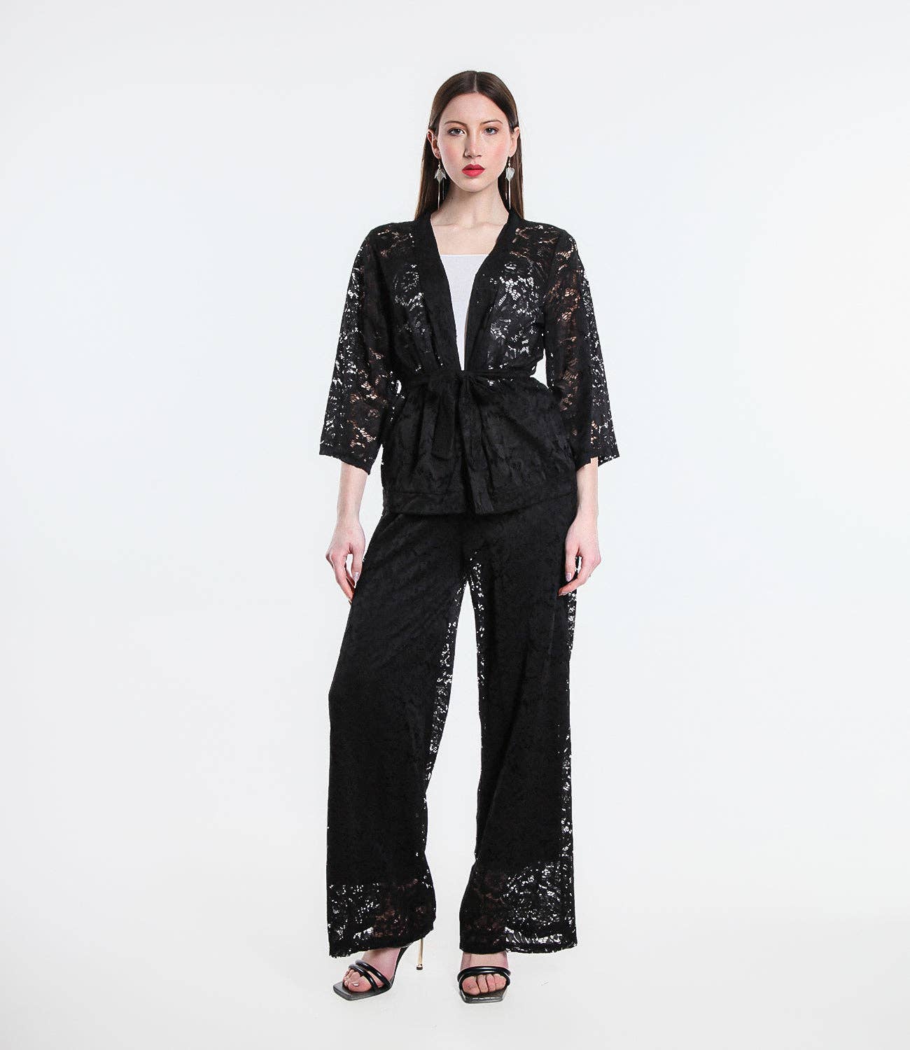 modáh - Vente Kimono – femme - Kimono à ceinture à la taille14