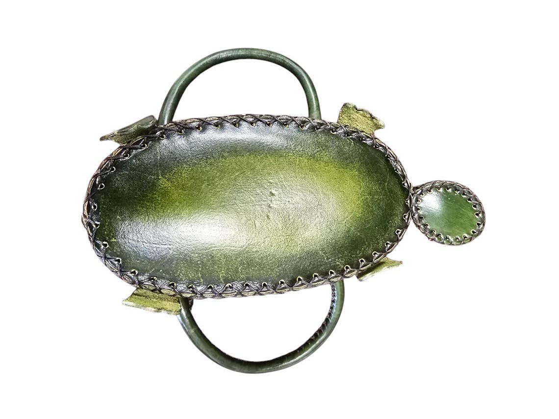 Sunflower Handmade leather inc - Vendita all'ingrosso Borsa con manico - Donna - Borsa a mano in pelle fatta a mano a forma di tartaruga7