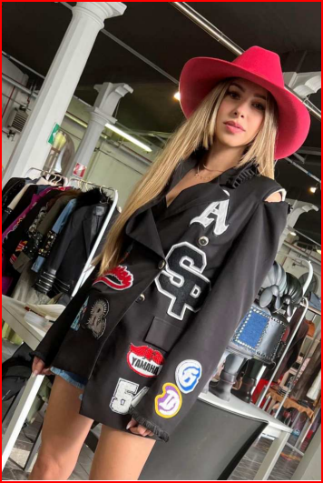 Stefano Ghilardi - Vente Blazer – femme - Blazer avec empiècement déchiré à l'épaule0