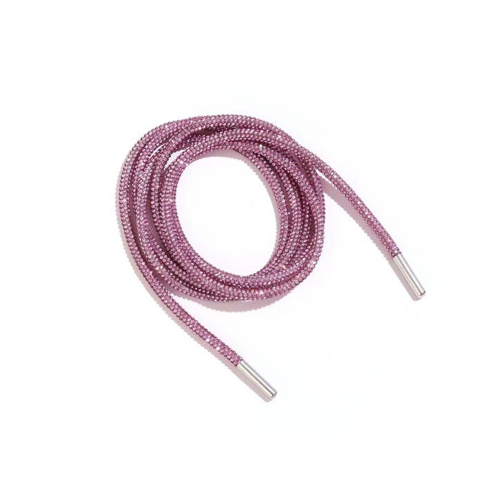 Ole - Wholesale Shoelaces - Women's - Rhinestone Round Tube Shoelace 120CM MIS10531