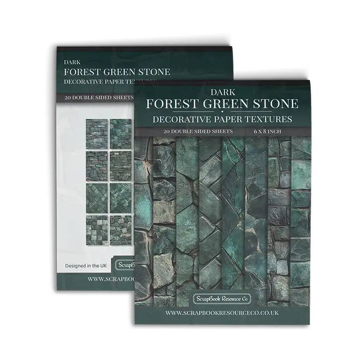 Dark Forest Green Stone for wholesale by Scrapbook Resource Co