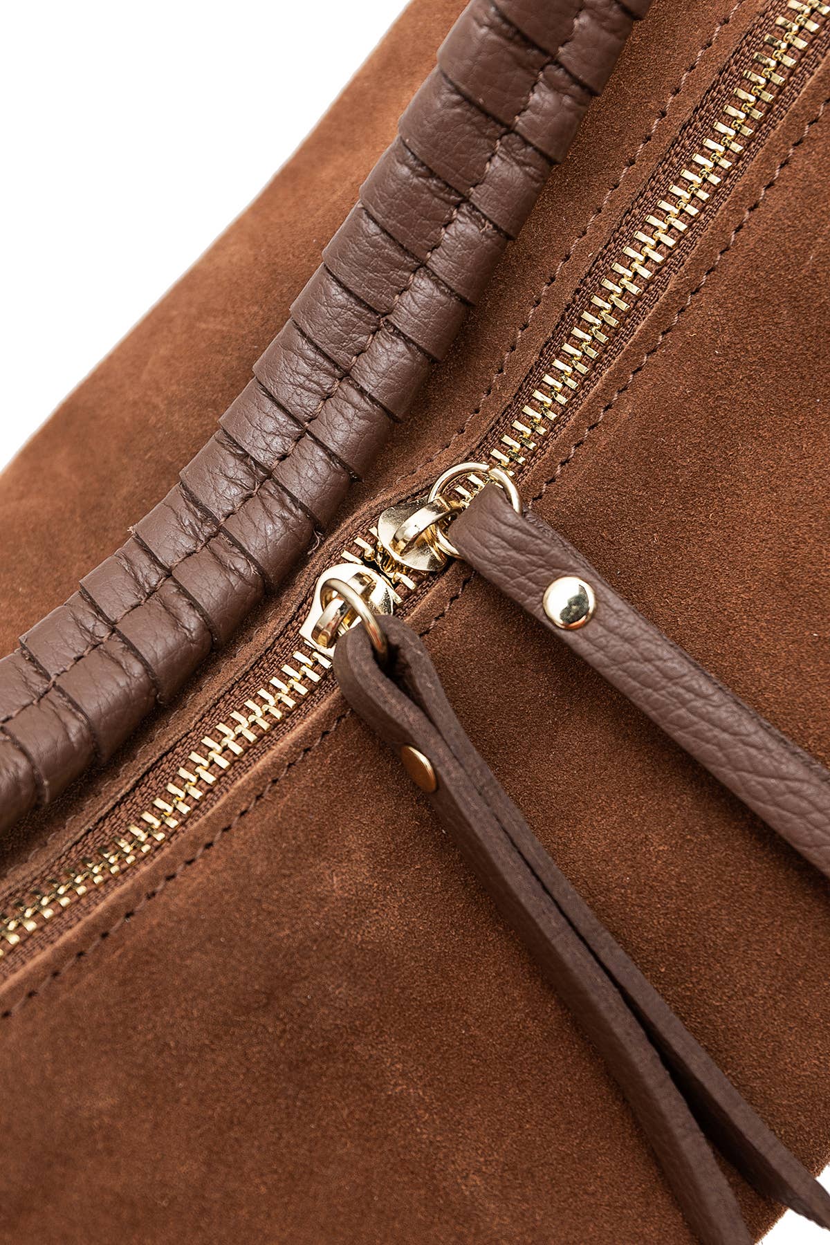 Cherry Paris - Wholesale Shoulder Bag - Women's - NADINE SUEDE Bag - 416534