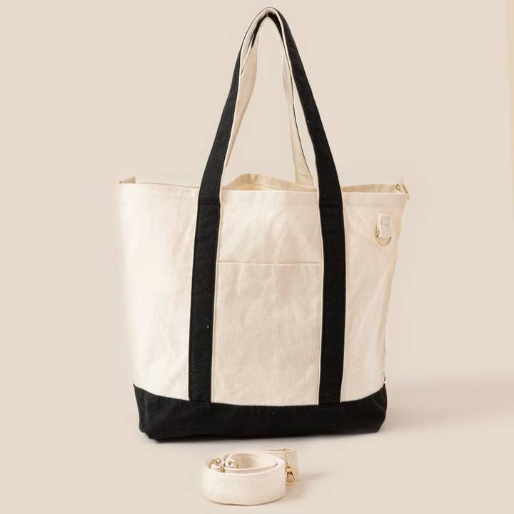 Toteväska med enfärgad kant för wholesale av Anarchy Street