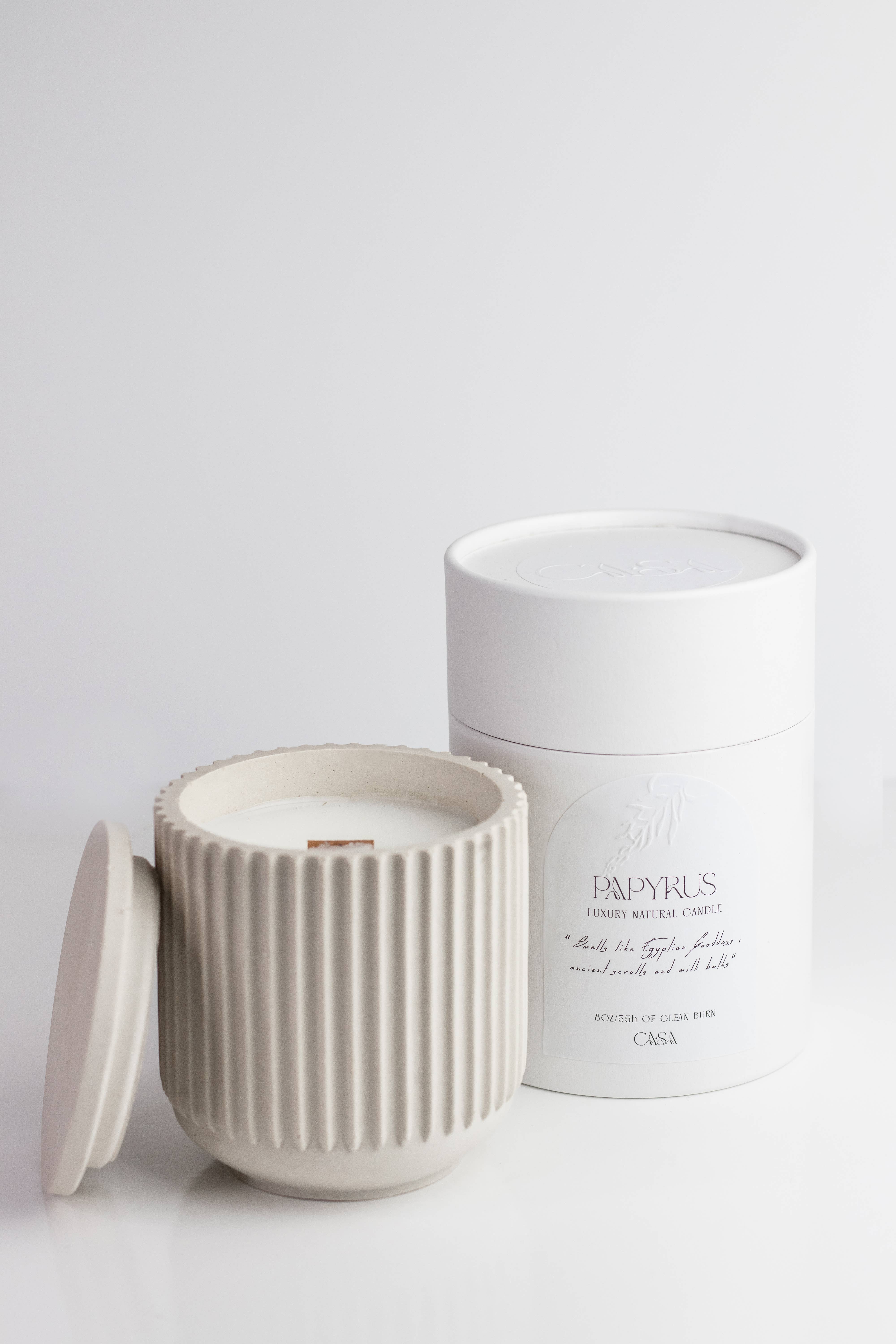 Casa Sanctum - Wholesale Jar/Filled Candle - Concrete Candle2