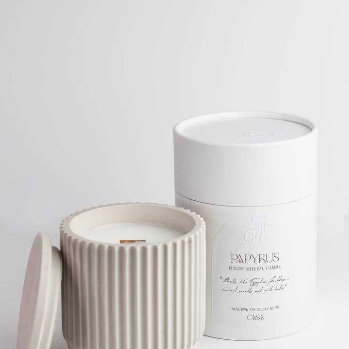 Casa Sanctum - Wholesale Jar/Filled Candle - Concrete Candle2