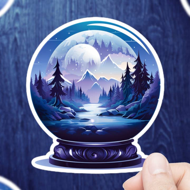 Adhesivo de bola de cristal Celestial Land para venta al por mayor de Mystical Clarity