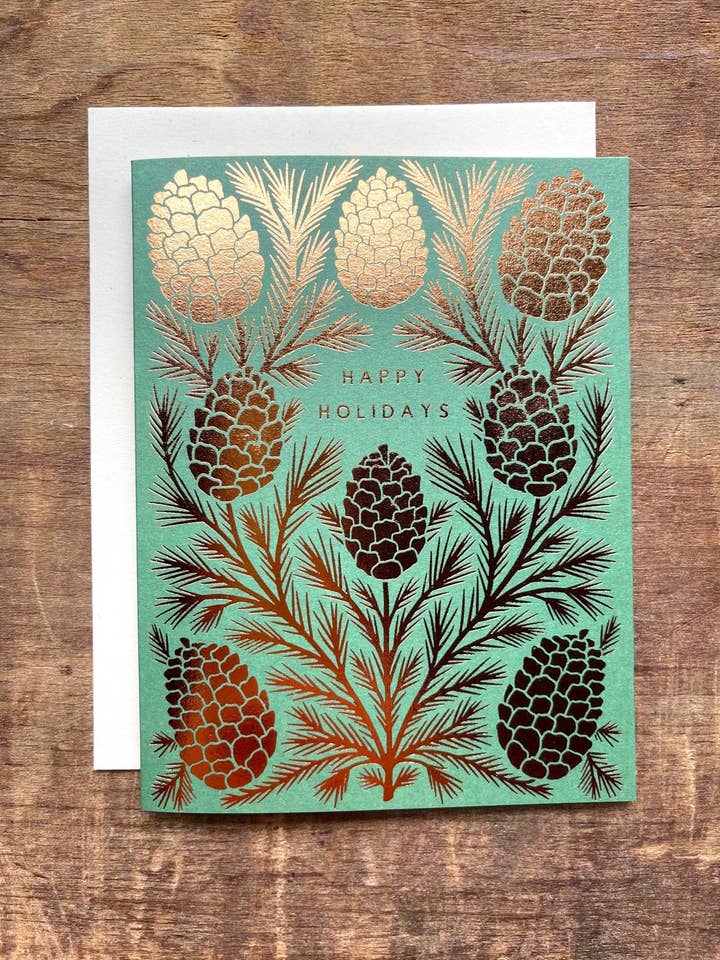 "Happy Holidays," Holiday Card for wholesale by Katharine Watson