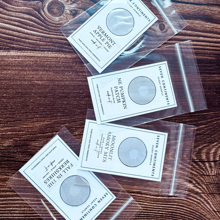 Seven Continents - Wholesale Retailer Sample - Kids & Baby - Scent Sample Card