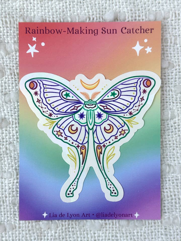 Luna Moth Sonnenfänger für den Großhandel von liadelyonart