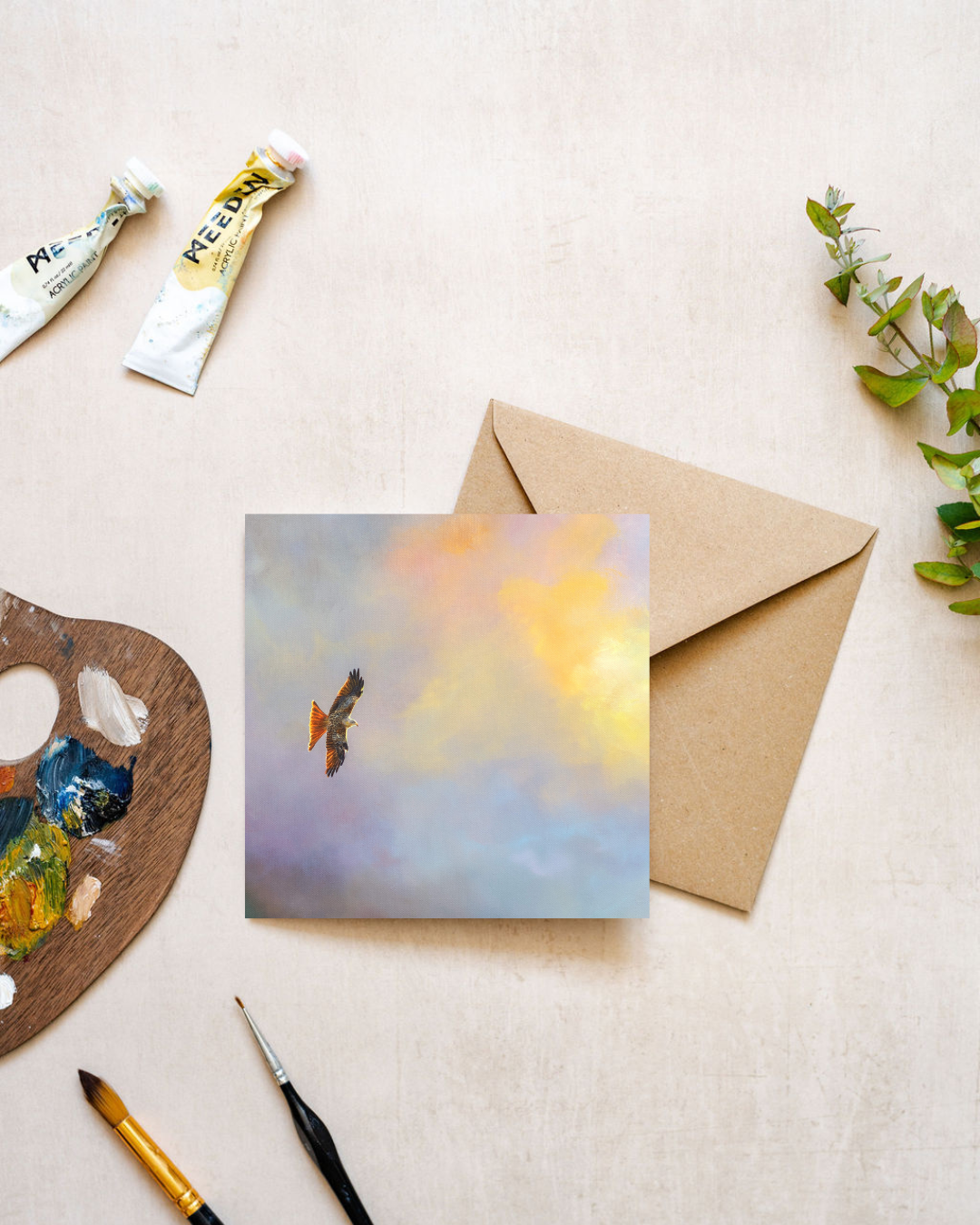 Portrait of Clouds - Wholesale Everyday Greeting Card - Red Kite Greetings Card - Luxury Textured Cardstock2