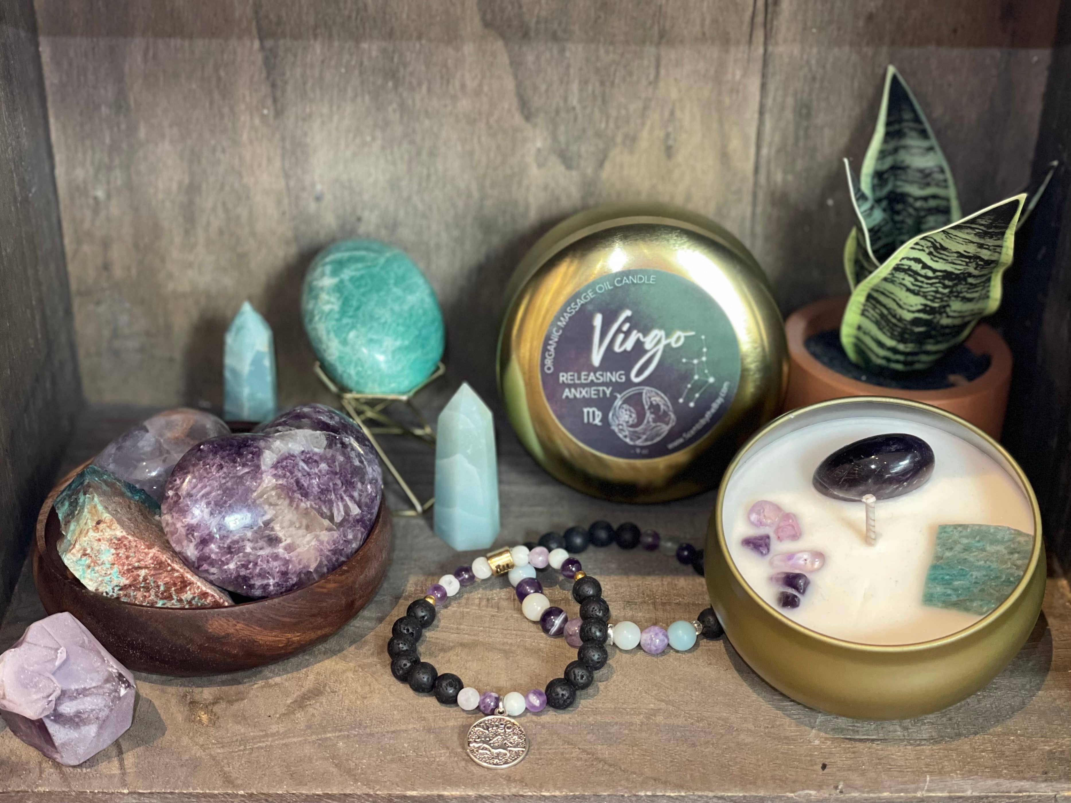 Scents by the Bay - Wholesale Travel Candles - Zodiac Hydrating Massage Oil Candles11