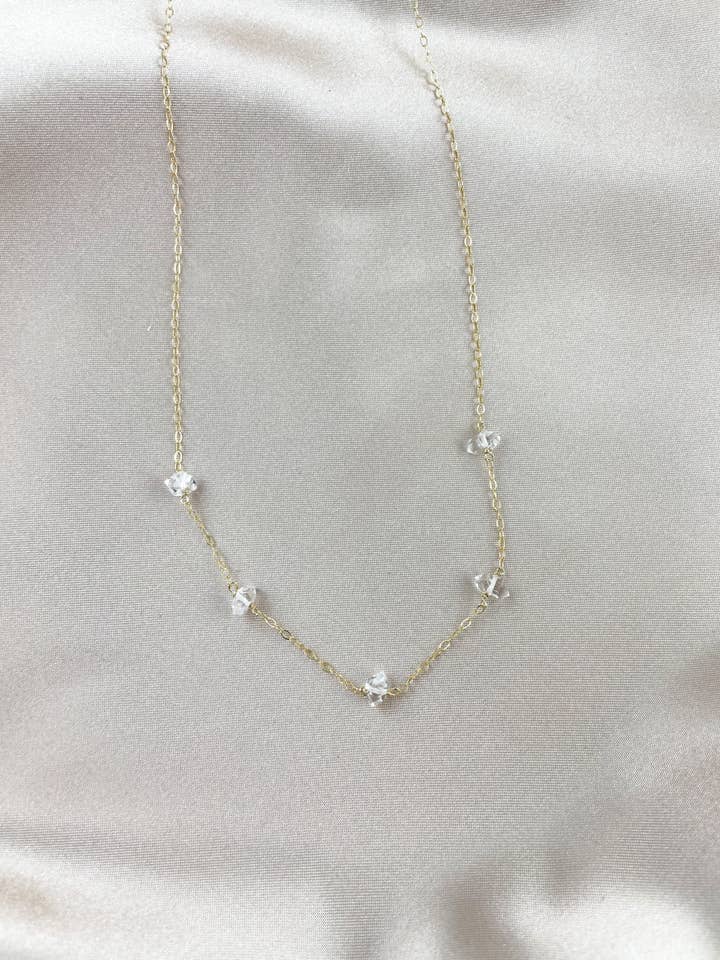 Herkimer Diamond Choker för wholesale av True Warrior Jewelry
