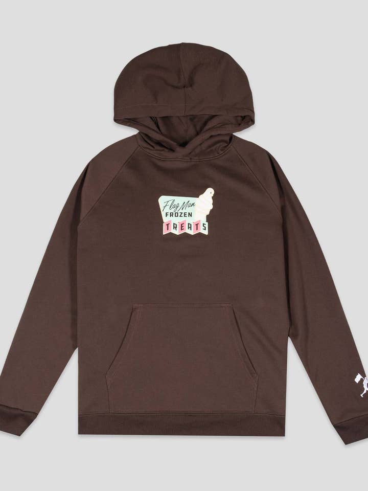 Flag Man Ice Cream Sundae Hoodie - Youth #2 for wholesale by Baseballism