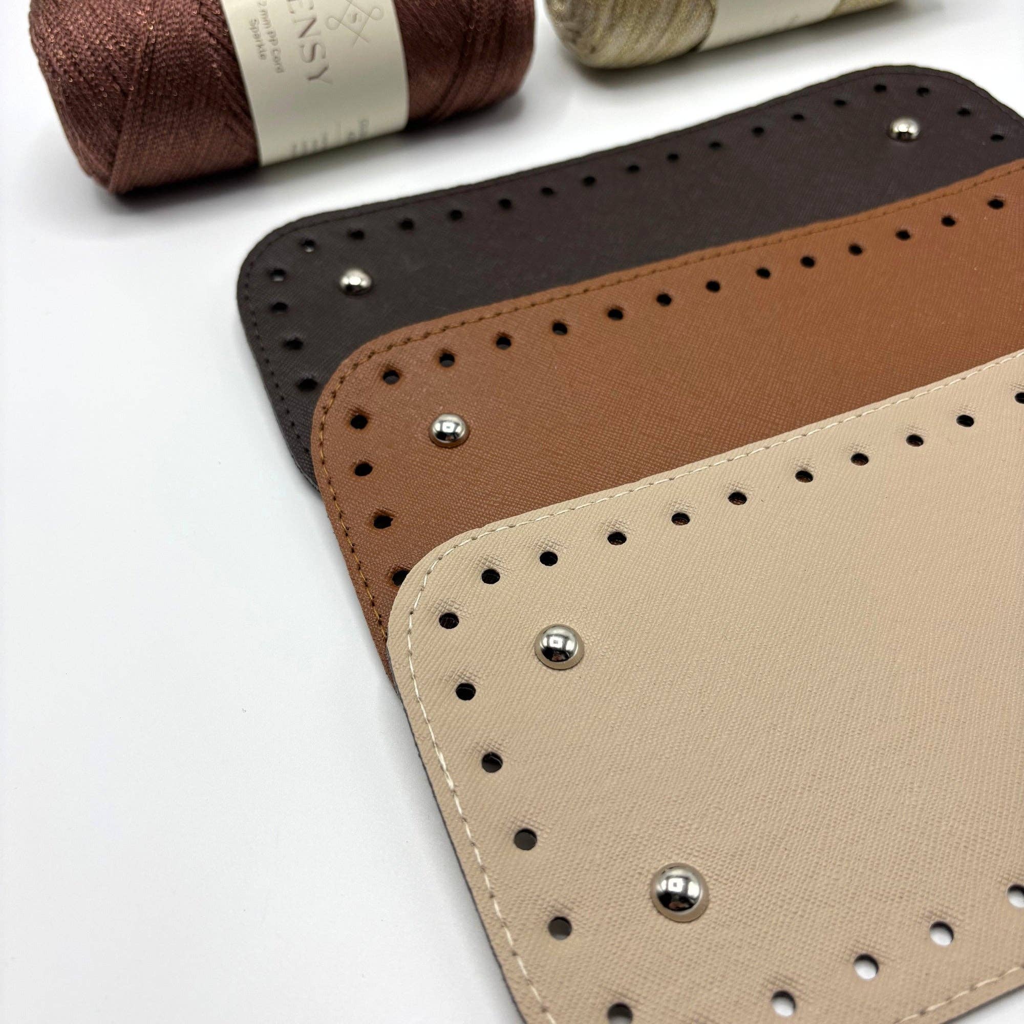 Sensy - Venta al por mayor Material para punto/ganchillo - Base para bolso mediano y base inferior de poliuretano, 12 cm x 25 cm18