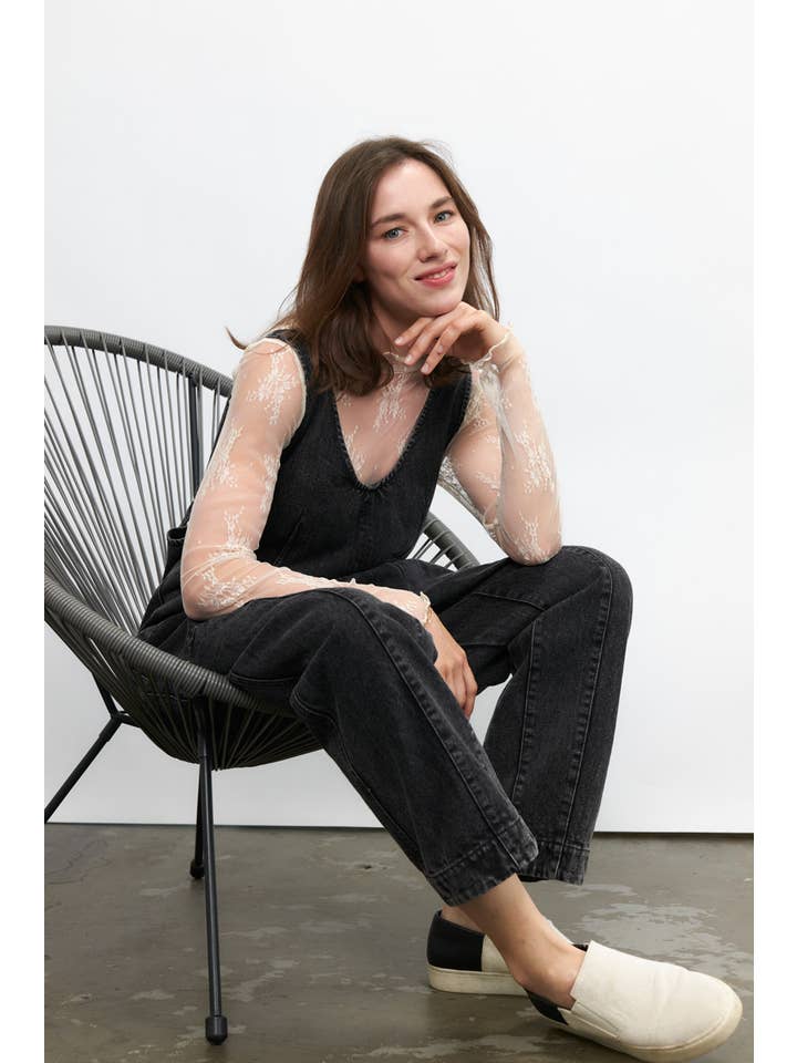 Newbury Kustom - Vente Jean – femme - 80298 - Salopette en jean vintage12