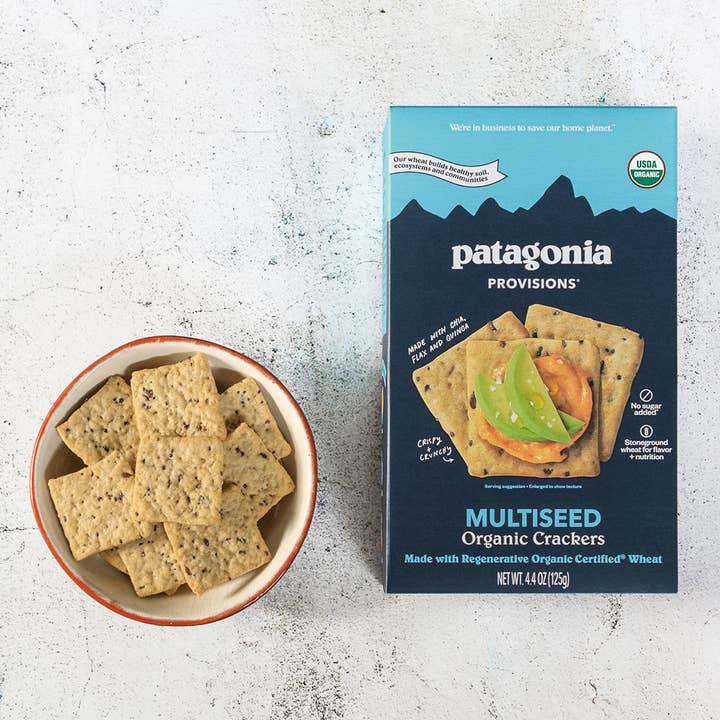 Patagonia Provisions - Wholesale Crackers - Crackers - Organic Multiseed Crackers (4.4 oz box)0