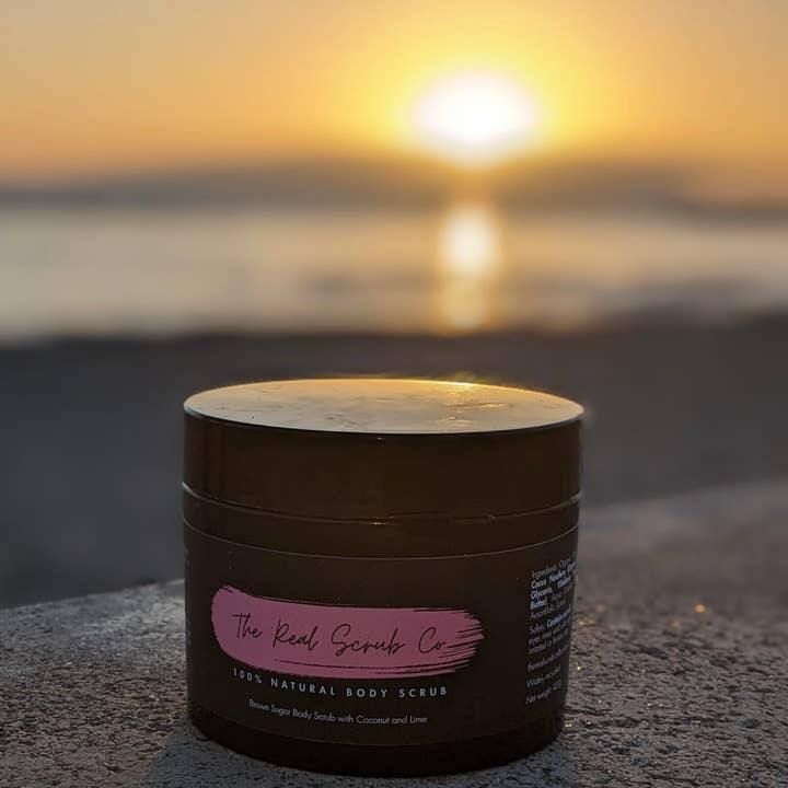 The Real Scrub Co - Vente Gommage/exfoliant pour le corps - Gommage cassonade à la noix de coco1