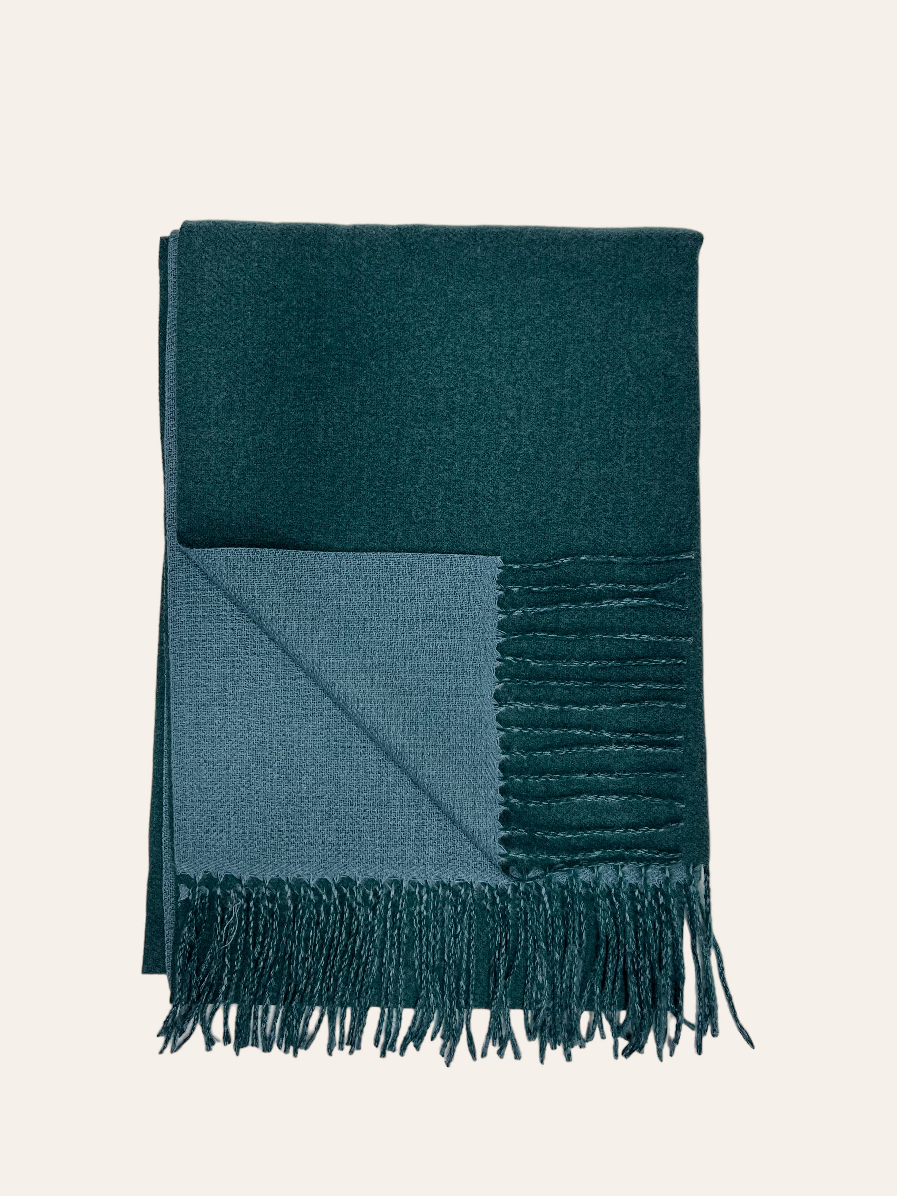 London Scarves - Vente Écharpe – femme - Écharpe réversible unie bicolore en mélange cachemire22