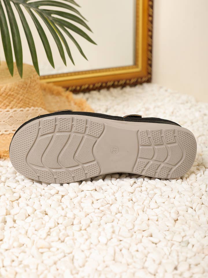 Rentoes – wholesale Sandals – Women's – Women's Comfort Flat Sandals with Velcro Straps JS698-313