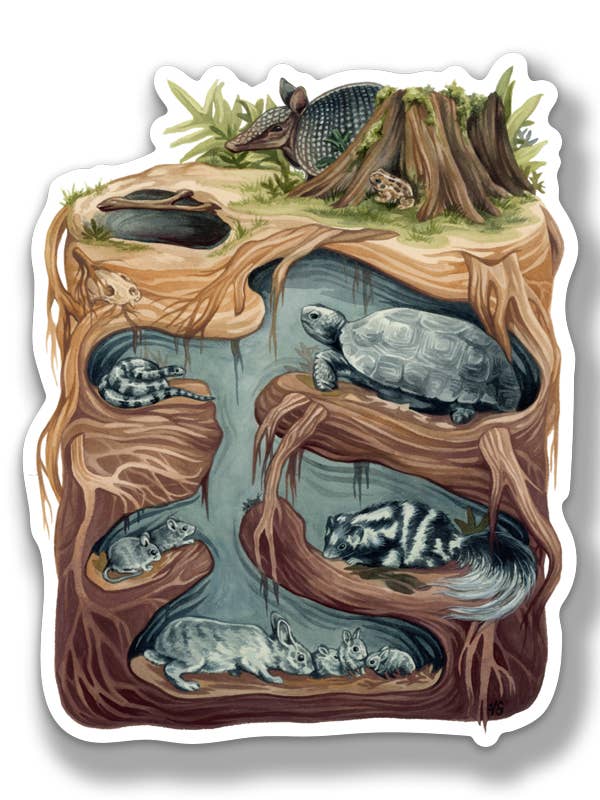 Keystone Burrow Sticker for wholesale by Freehand Goods