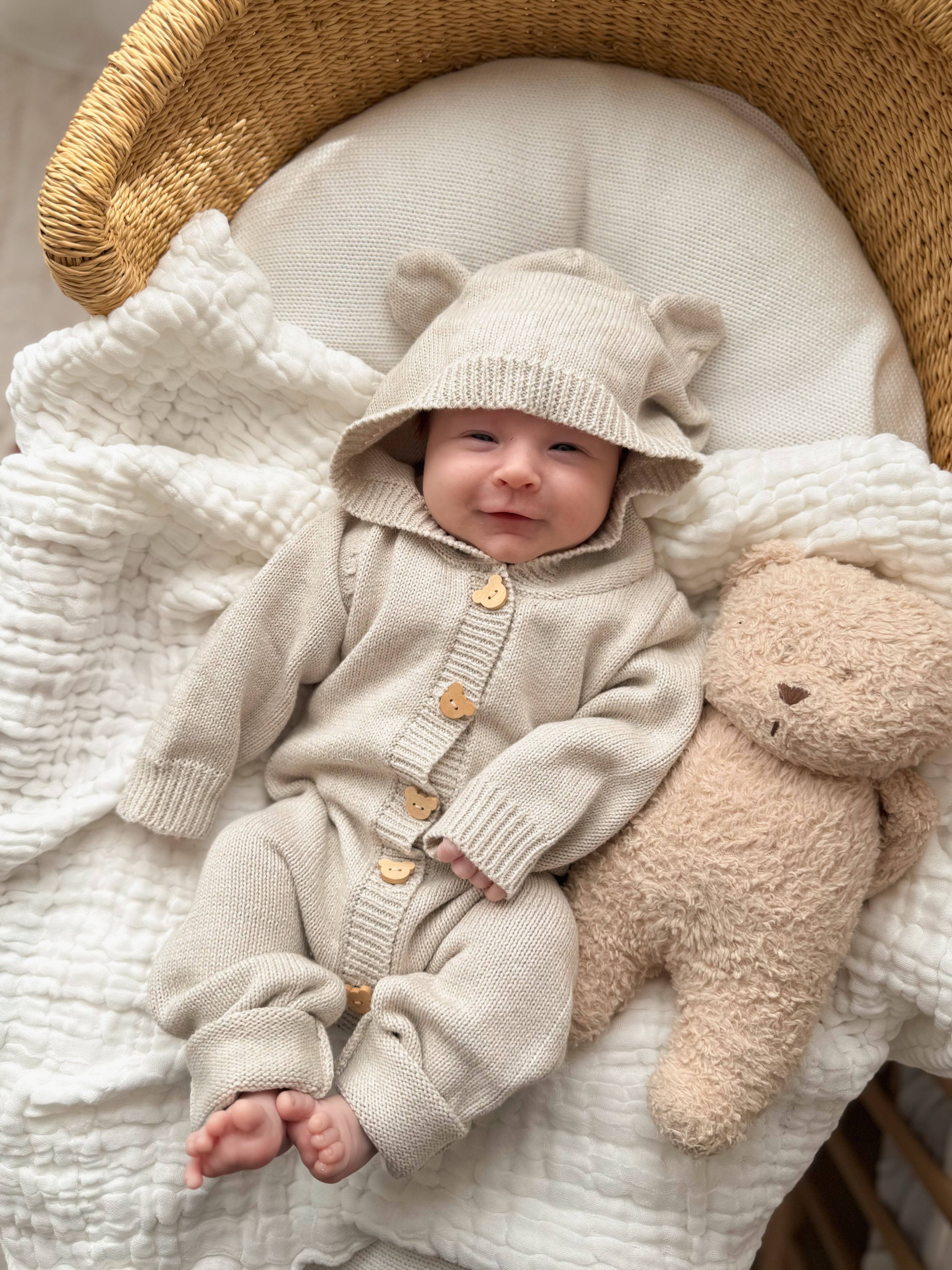 Bear Cub Jumpsuit - Natural for wholesale on Faire5
