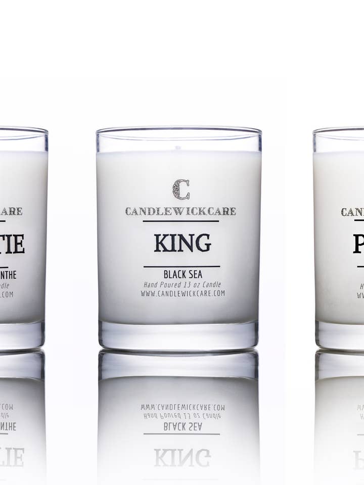 CandlewickCare HIM Bundle Duftkerzen, 3er-Pack (13 oz) für den Großhandel von CANDLEWICKCARE