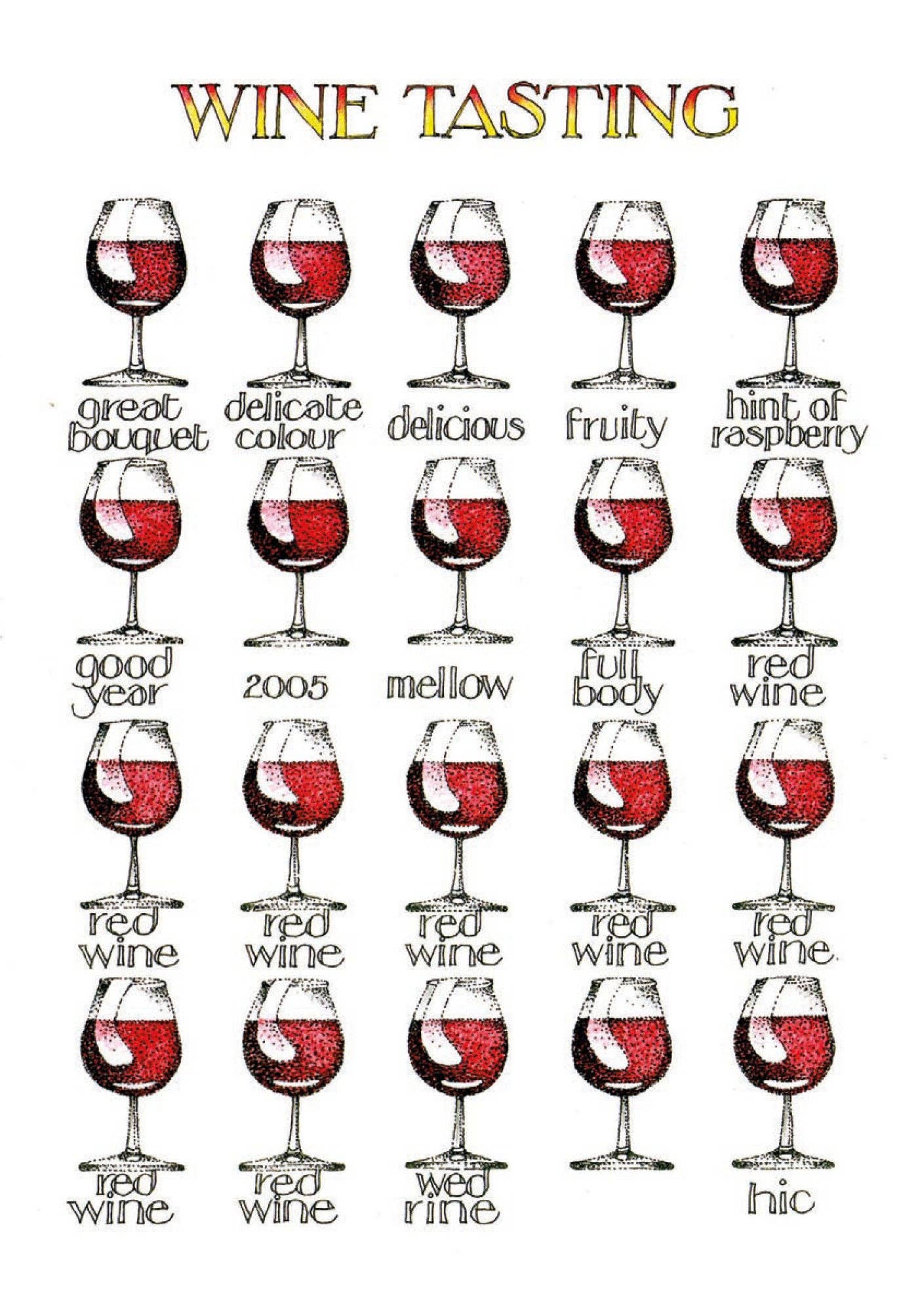 Cath Tate Cards – wholesale Everyday greeting card –  WINE TASTING 1