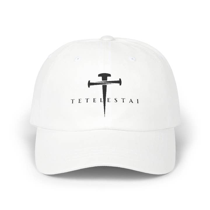 Seeds of Truth Designs - Wholesale Baseball Cap - Unisex - Minimalist Tetelestai Dad Cap, Casual Unisex Gift1