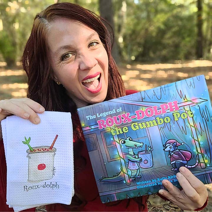 Kelly Airhart Studios - Wholesale Tea Towel - Christmas Tea Towel. Roux-Dolph7