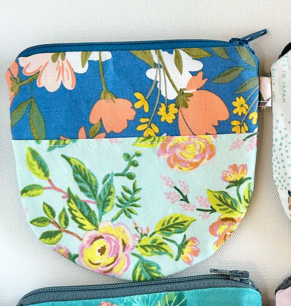 edeenut - Wholesale Coin Purse - Women's - Eco fabric scrap Mix. ROUND ZIPPER BAG Coin Purse Wallet8