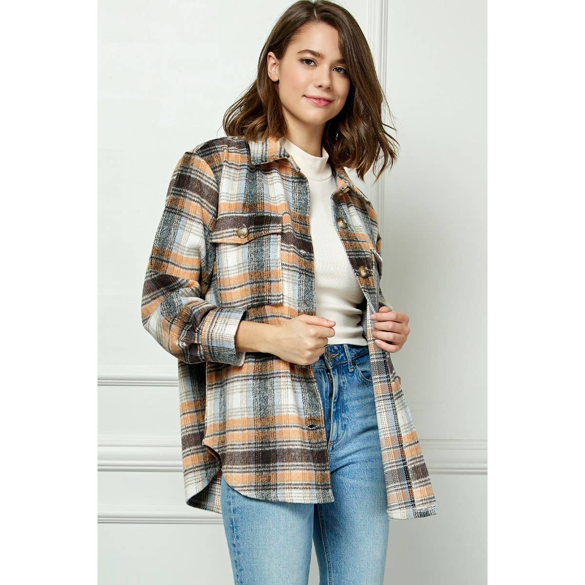 Veveret - Wholesale Jas - Dames - Klassieke geruite beugel12