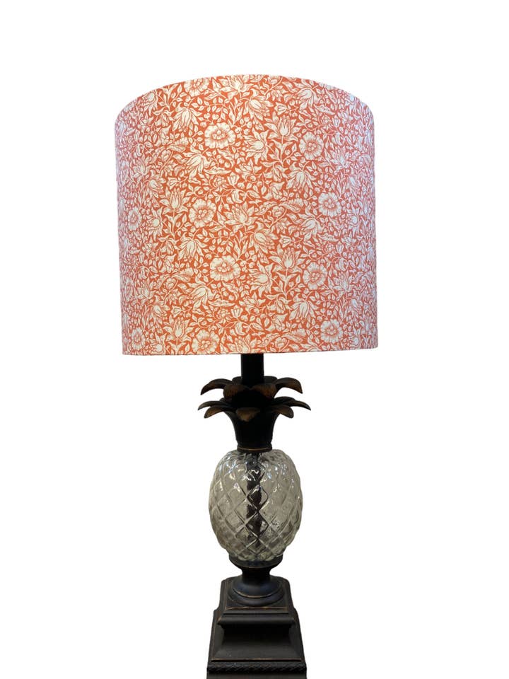 William Morris Coral Mallow Handmade Lampshade for wholesale by LouSeal Handmade Lampshades