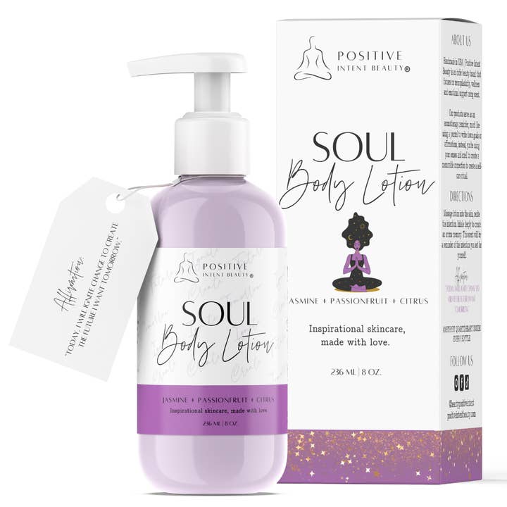 SOUL Körperlotion für den Großhandel von Positive Intent Beauty
