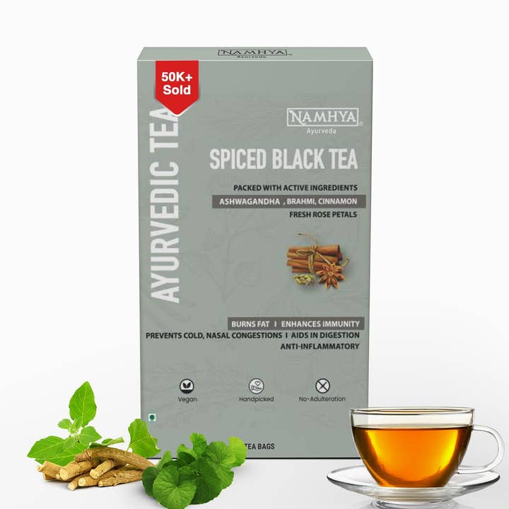 Namhya Thé Ayurvédique Épicé - Le Thé Masala Indien aux Épices Fraîches pour la vente par Namhya Ayurveda