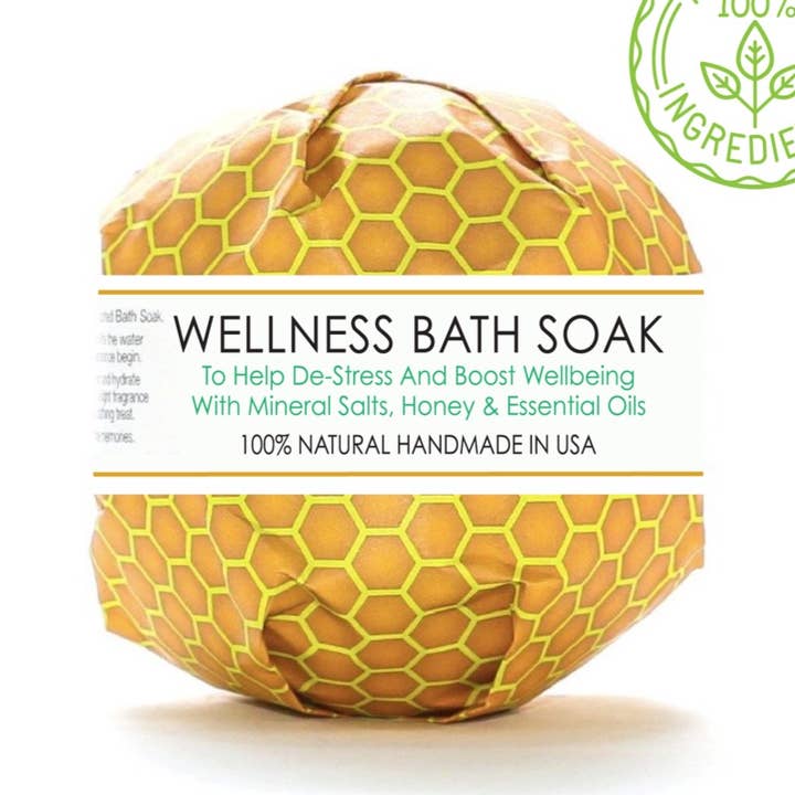 WELLNESS BATH SOAK - DE-STRESS for wholesale by Humblebee’s Toiletries Co.