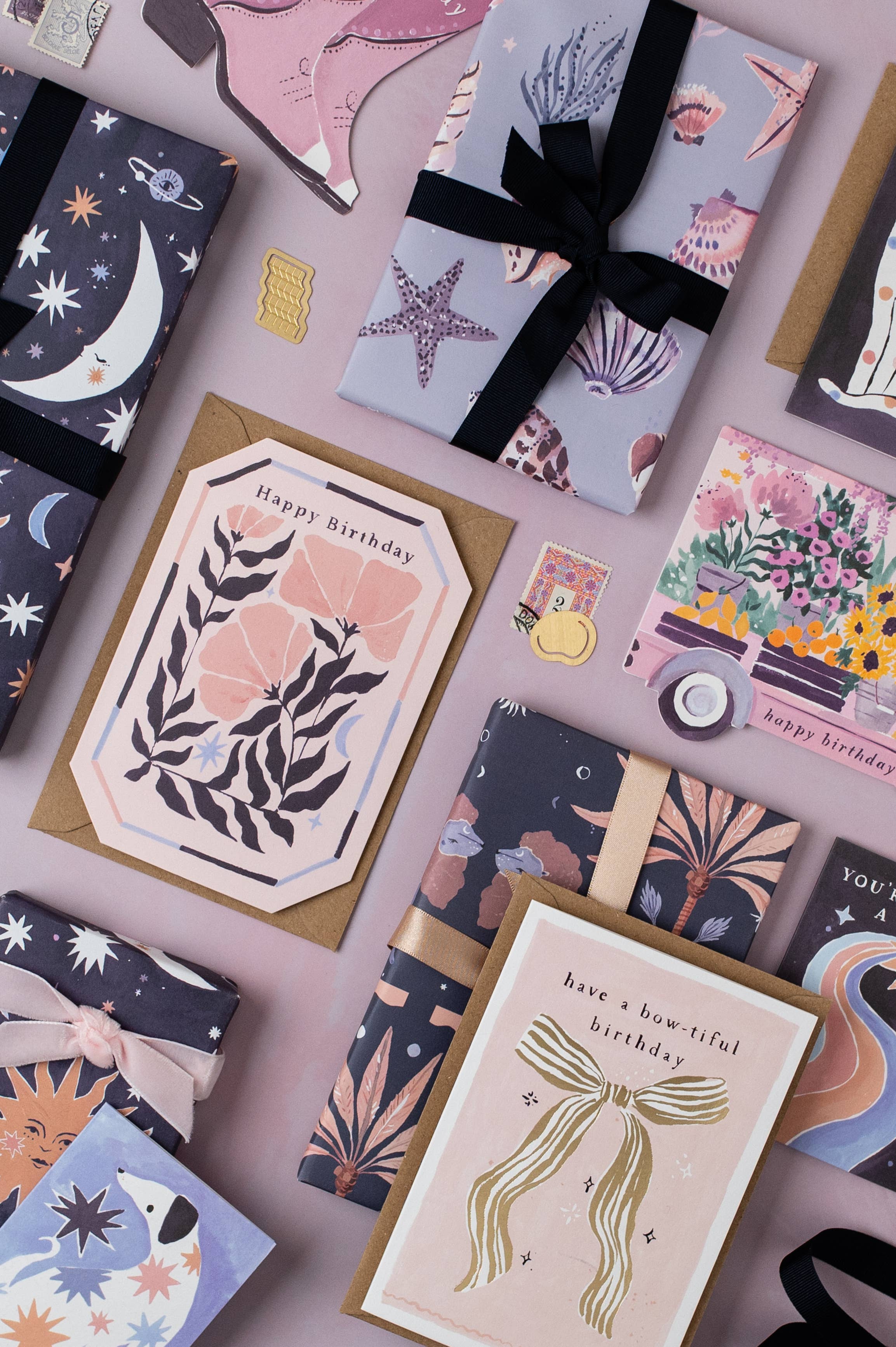 Sister Paper Co. – wholesale Birthday card – Bow-tiful Bow Birthday Greeting Card | Female Birthday Cards3