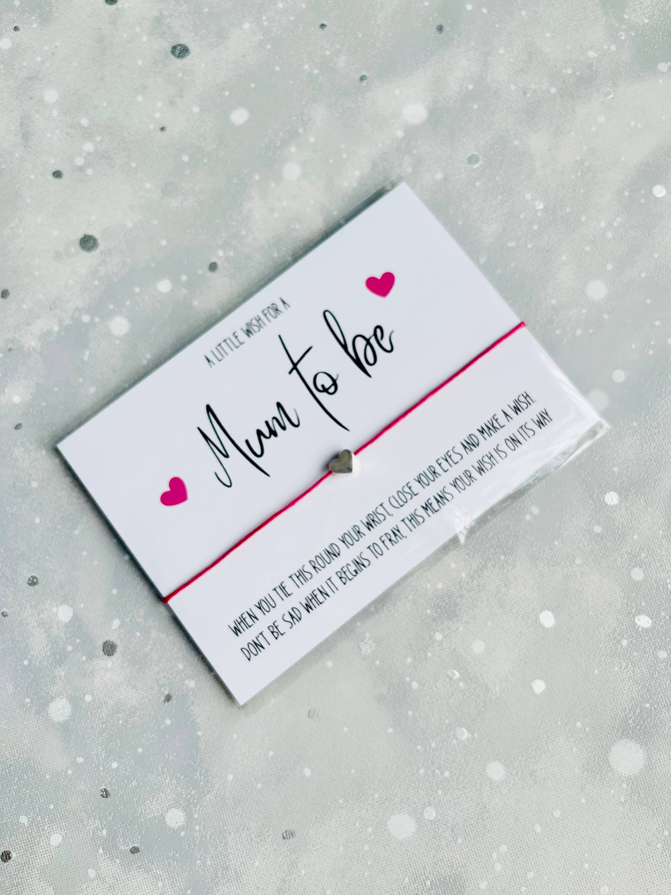 The Gift Club – wholesale Charm/dangle bracelet – Mum To Be Wish Bracelet and Pregnancy Gift2