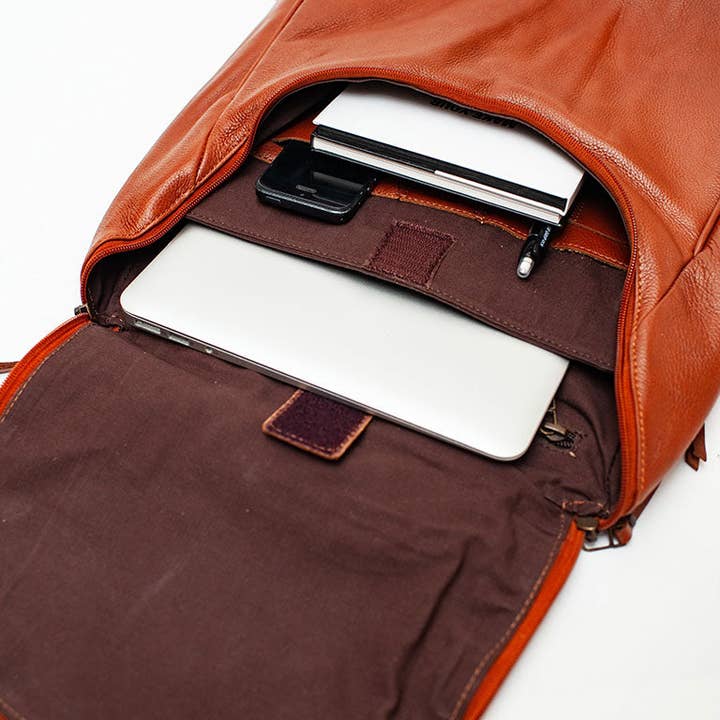 Hides – wholesale Ryggsäck - Unisex – Studentryggsäck i läder36