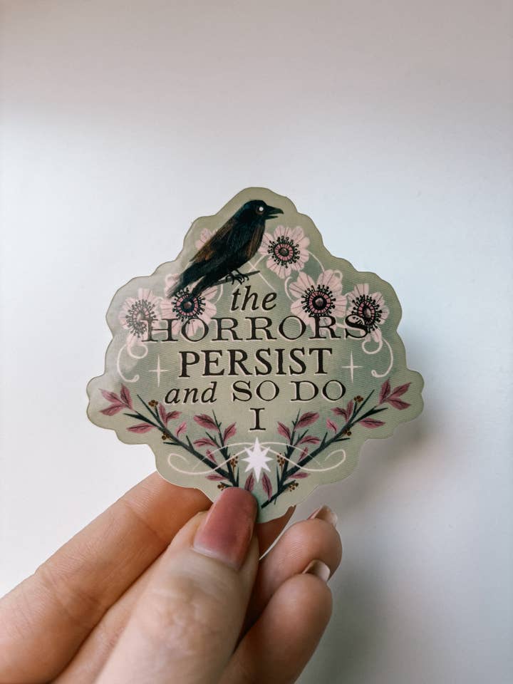 Vinyl Sticker: The Horrors - 3" for wholesale by Lantern Print Co.