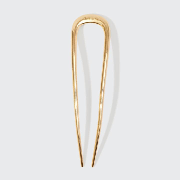KITSCH - Wholesale Hair pin - Metal French Hair Pin - Gold1