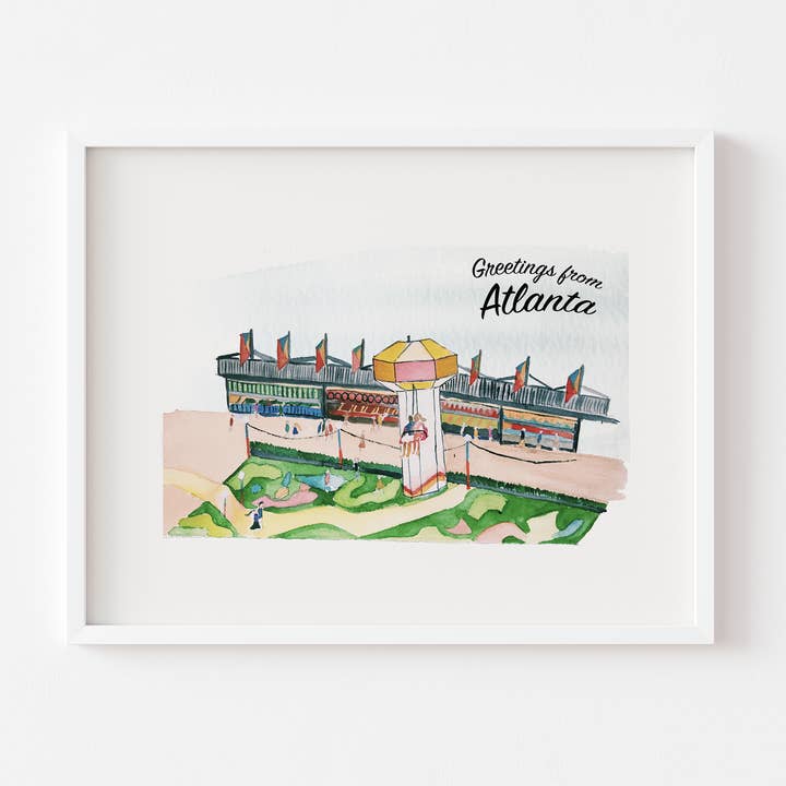 Skyline Park 8x10 Art Print for wholesale by Patricia FK