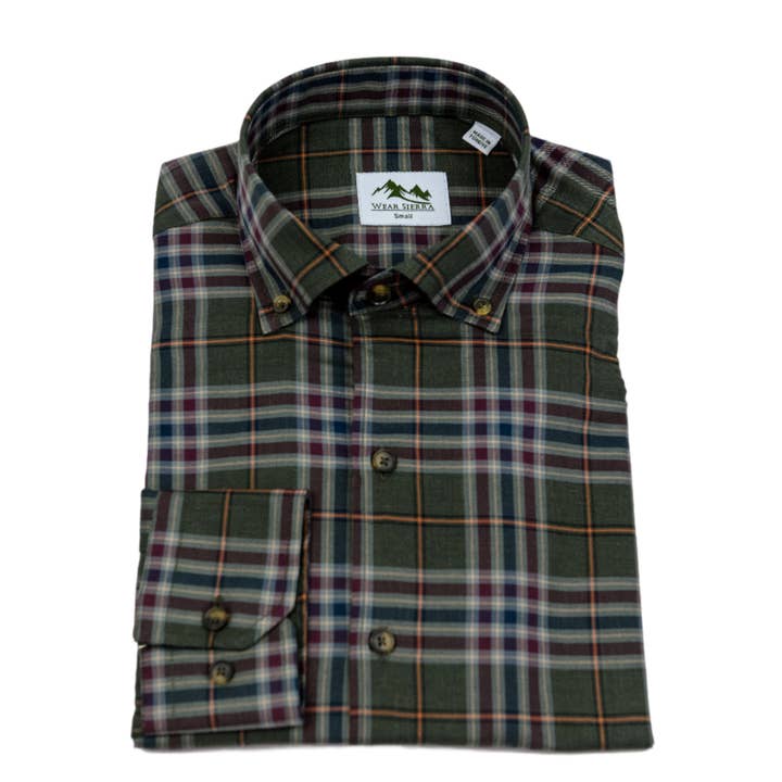 Wear Sierra Cotton Long Sleeve Button Down Shirts For Men for wholesale by Wear Sierra