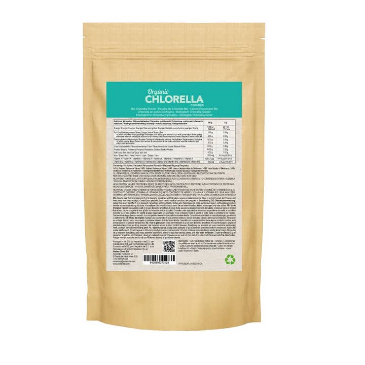 NORTEM BIO TECHNOLOGY GROUP - Venta al por mayor Proteínas y superalimentos en polvo - Chlorella Ecológica En Polvo 400 G. Máxima Pureza. 100%