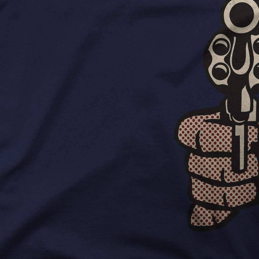 Art-O-Rama Shop - Venta al por mayor Camiseta serigrafiada - Unisex - Camiseta con diseño gráfico de Roy Fox Lichtenstein, Pistol 19641