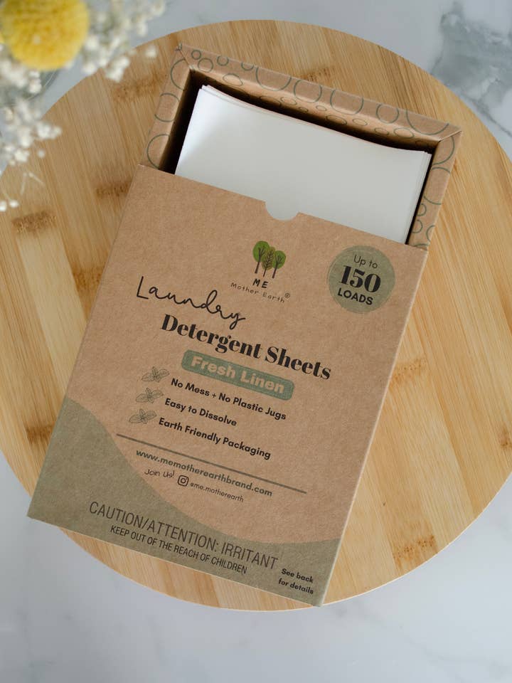 Laundry Detergent Sheets: 150 Loads for wholesale by Me Mother Earth